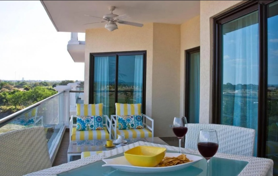 Terraza del apartamento de San Carlos